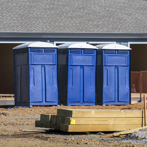 how do you dispose of waste after the porta potties have been emptied in Moravia IA